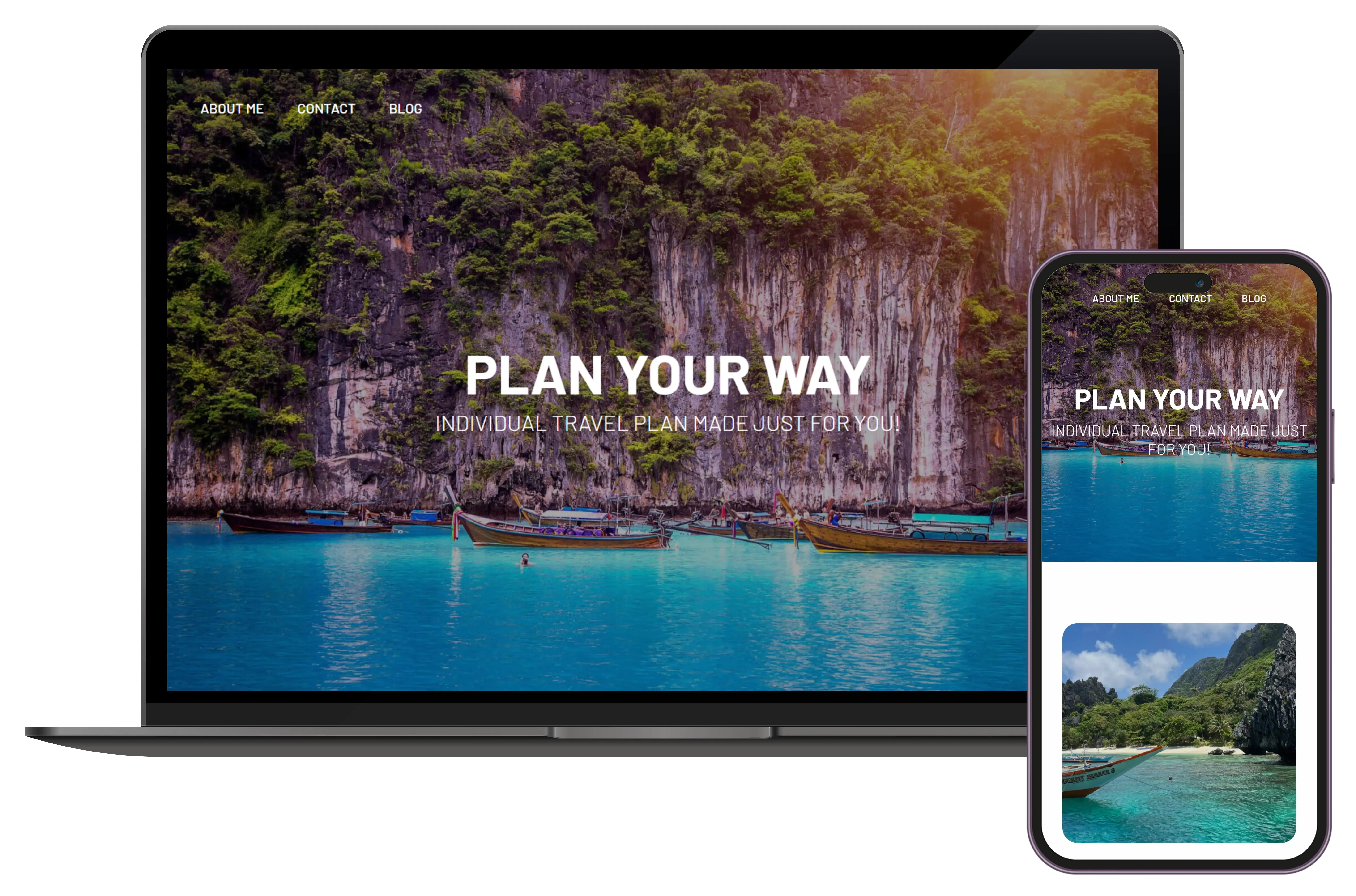 Projekt strony internetowej dla PLAN YOUR WAY w Swarzędzu